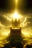 Placeholder: giant golden throne in heaven