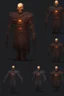 Placeholder: pixel undead soul sprite for pixel game in the medieval style side view idle animation. --ar 9:16