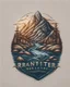 Placeholder: River and mountains logo design