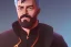 Placeholder: Portrait of William T Riker by Jake Bartok