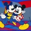 Placeholder: ghosts of donald duck and mickey mouse by picasso