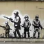 Placeholder: Banksy figures war