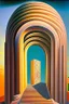 Placeholder: portal to another universe by artist "Evgeni Gordiets", by artist "Giorgio de Chirico",sunstreaks