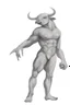 Placeholder: The Minotaur a man with a bull's head