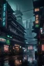 Placeholder: shanghai cyberpunk city