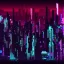 Placeholder: cyberpunk city at night