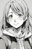 Placeholder: a new female character in the style of a manga panel from the one peice franchise