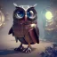 Placeholder: Steampunk Owl, tilt shift,miniature, extreme detail, Photorealism, macro lens 24mm, cinema4d, HDR, 8k, unreal engine 5