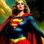 Placeholder: portrait oil on canvas, beautiful busty SuperGirl, green big eyes, ,minimal armor,comic book cover, mystical colors,insanely detailed,realistic,intrincate detail, 16k resolution, masterpiece,Frank Frazetta,Alex Horley, Simon Bisley