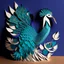 Placeholder: make a peacock as papercut