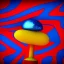 Placeholder: red, yellow, blue, primary colors, funny, goofy, abstract blob, circus, party, glitter, bokeh blur, guassian blur, tilt-shift, photograph, HD, 8k, hyper realistic, blender, 3d model, rendering, clown, bright lights, zoom in, portrait