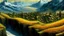Placeholder: Dragon. Mountains. Snow. City. Small town.