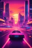 Placeholder: A cinematic photo of Sunset Drive, bathed in warm, neon-lit hues, evoking the nostalgia of Retrowave and 8Bit eras, with bold, geometric shapes and vibrant, electric colors, set against a backdrop of a fiery, synth-heavy sunset, with sleek, futuristic cars speeding by, leaving trails of light, amidst a futuristic cityscape, infused with a sense of retro-futurism, and a hint of digital glitch, with bold, contrasting highlights and deep, rich shadows, capturing the essence of Synthwave's retro-uto