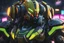 Placeholder: Machine in 8k anime cgi artstyle, orisa them, neon effect, close picture, rain, apocalypse, intricate details, highly detailed, high details, detailed portrait, masterpiece,ultra detailed, ultra quality