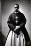 Placeholder: a priest in a crowded church who realizes that he is having an attack of colitis and, while he is preaching, tries to hold back a big fart. Insane details, photo shooted by Nadar.