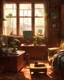 Placeholder: Very old stuff in a room, grandangle view, nostalgia, '50 style, artistic rendering