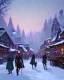 Placeholder: A magical snowy warlock Christmas market