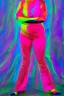 Placeholder: Portrait lady, full body shot, full-color long shot Fluowave