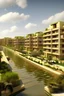 Placeholder: تصميم معمارى لقرية حرفية علي النيل بها العديد من الاستخدامات في القاهره