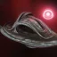 Placeholder: biomorphic alien ship with lighting, colours, 3D-rendering, foto-realistic,TG, 8k, art by HR Giger.