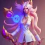 Placeholder: isometric clean art of a ahri,league of legends, soft lighting, high definition, unreal 5, full body