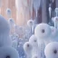 Placeholder: ultra detailed matte painting of many tiny epic fantasy ice flowers and many tiny semi transparent white snowflakes, majestic, intricate, masterpiece, insanely detailed, 4k resolution, cinematic smooth, intricate details , soft smooth lighting, vivid pastel colors, iridescent accents