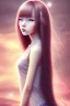 Placeholder: Japanese girl, cute, beautiful, long hair