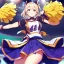 Placeholder: Clear focus,High resolution,High quality, An anime girl, cheerleader from boku no hero acedemia