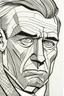 Placeholder: bank bailout chancelor of excheqour pencil draw style of roy lichtenstein
