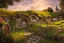 Placeholder: The town of Hobbiton in the Summer, the shire, landscape, highly detailed, perfect lighting, perfect composition, 4 k, artgerm, derek zabrocki, greg rutkowski