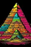 Placeholder: colored Pharaonic Egypt Pyramid