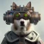 Placeholder: Cyberpunk Portrait of cyborg dog child with brown hair and with cute face, north pole snowy vibe , perfect composition, hyperrealistic, super detailed, 8k, high quality, trending art, trending on artstation, sharp focus, studio photo, intricate details, highly detailed, by greg rutkowski