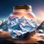 Placeholder: The entire Mt everest is contained in a glass jar，Ultra photo realsisim，ultra - detailed，dramatic lights，4k，Colorful environment