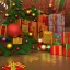 Placeholder: christmas ambience, african, kente, clothing, african patterns, thread, embroidery, cinema 4d render, high detail