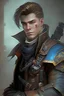 Placeholder: warhammer 40k gunslinger, young handsome male