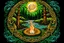 Placeholder: celtic lagerfeuer fluss wald