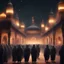 Placeholder: Hyper Realistic Moharram Procession Background at night