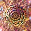 Placeholder: a mandelbulb 3d fractal made of metallic random color cubes a pertty artistc background