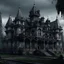 Placeholder: large gothic mansion gloomy
