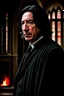 Placeholder: I want a picture that 's more realistic , more Professor Snape , with a high level of horror , and I want Hogwarts behind him , and I want Snape a little younger .