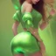 Placeholder: perfect ass, fairy, green, beautiful, hyperrealism, masterpiece, expert, cinematic lighting, sharp focus, 8K, pastel, macro lens, woman, detailed, flower, legs, symmetric face, blonde, breasts