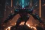 Placeholder: grendel machine in 8k solo leveling shadow artstyle, Crystal and Symbiote them, neon effect , magic circle, close picture, full body, apocalypse, intricate details, highly detailed, high details, detailed portrait, masterpiece,ultra detailed, ultra quality