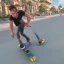 Placeholder: casey Neistat on a skateboard, lifelike