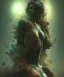 Placeholder: superhero, woman, photographer. oil on canvas, volumetric lighting, beksinski