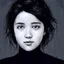 Placeholder: a girl, Studio Ghibli style