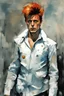 Placeholder: [Alex Maleev] David Bowie: This is Ground Control to Major Tom, You've really made the grade, And the papers want to know whose shirts you wear, Now it's time to leave the capsule if you dare, This is Major Tom to Ground Control, I'm stepping through the door, And I'm floating in a most peculiar way, And the stars look very different today