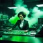 Placeholder: [colour 8k photo] the glamorous female, in the alien laboratory surrounded by greenish radioactive smoke, bends over the desk of the desk employee, lost in the labyrinth of bureaucracy, fills out forms with a mechanical precision of his inner turmoil.. Her presence, a stark contrast to the bureaucratic chaos unfolding around them, offers a glimmer of hope amidst the surreal amalgamation of realities.