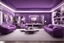 Placeholder: virtual reality interior design background purple
