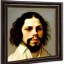 Placeholder: portrait of a men Gustave Courbet styles