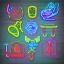 Placeholder: Futuristic, Neon, crystal, skeleton, samurai, smoke, glass, fire, water